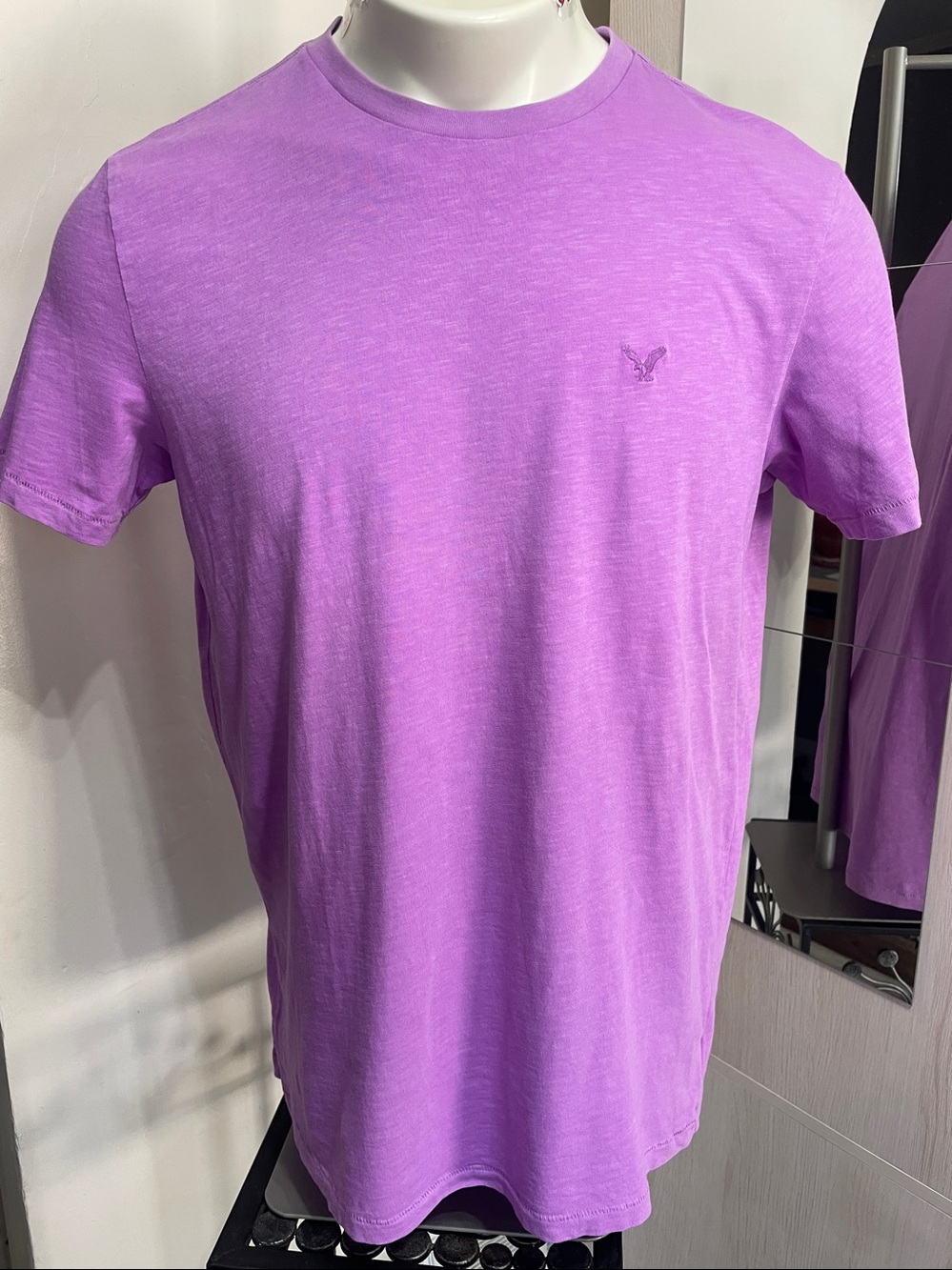 American Eagle Outfitters Purple Short Sleeve Tee